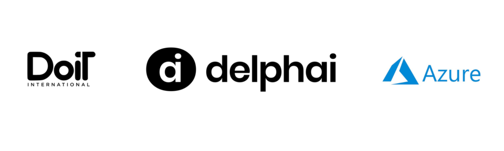 DoiT, delphai, Microsoft Azure logos