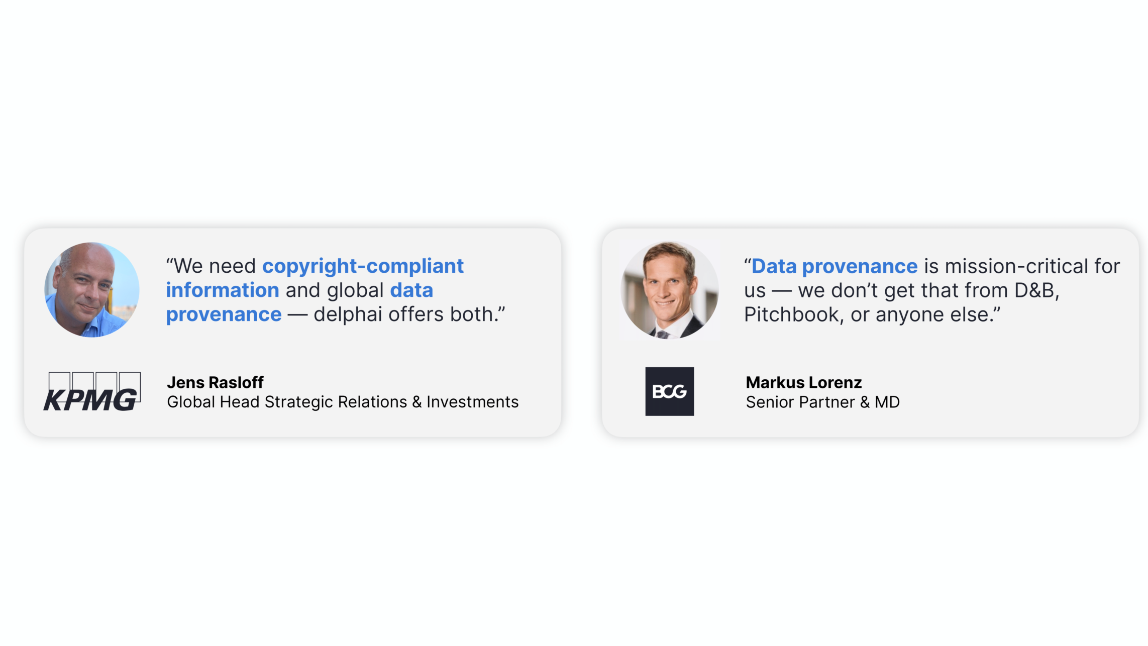 When it comes to provenance in the delphai vs. Grata case study, delphai scored a big point. With delphai, you get data you can track and trust.